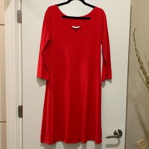TravelSmith 🍎 3/4 sleeves dress